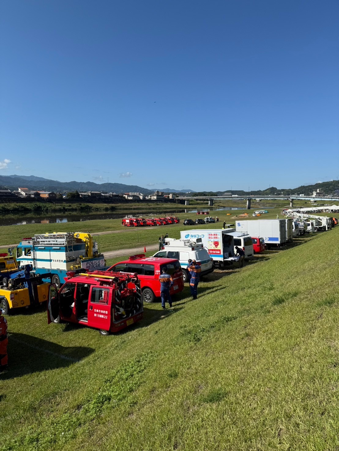 令和6年度 五條市総合防災訓練に参加しました。 | SAR-DOG CWC（救助犬